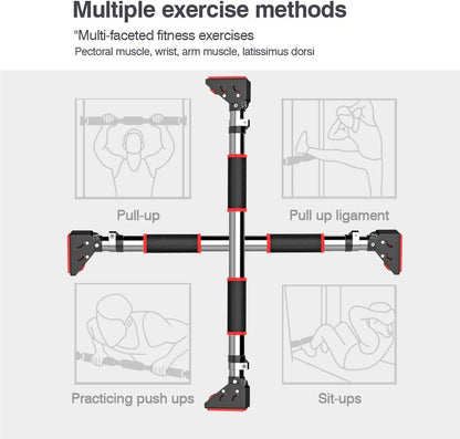 Pull up Bar, Pullup Bar Chin up Bar for Doorway Home Gym Equipment Adjustable Width - 660 LBS